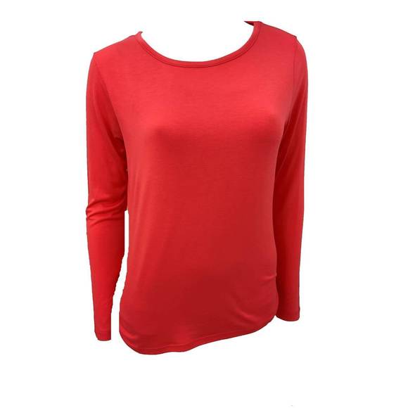NEW FRENCH KYSS scoop top in coral - Picture 1 of 1